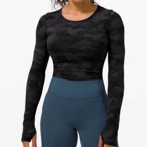 Lululemon Thermal Cropped Long Sleeve